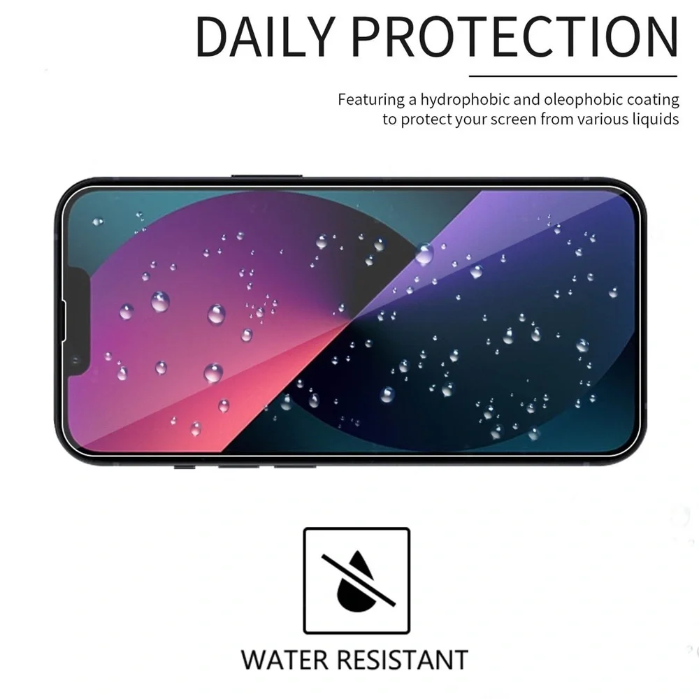 iPhone 13 Pro Max Glass Screen Protector 3 pack + 2 Pack Camera Lens Protector